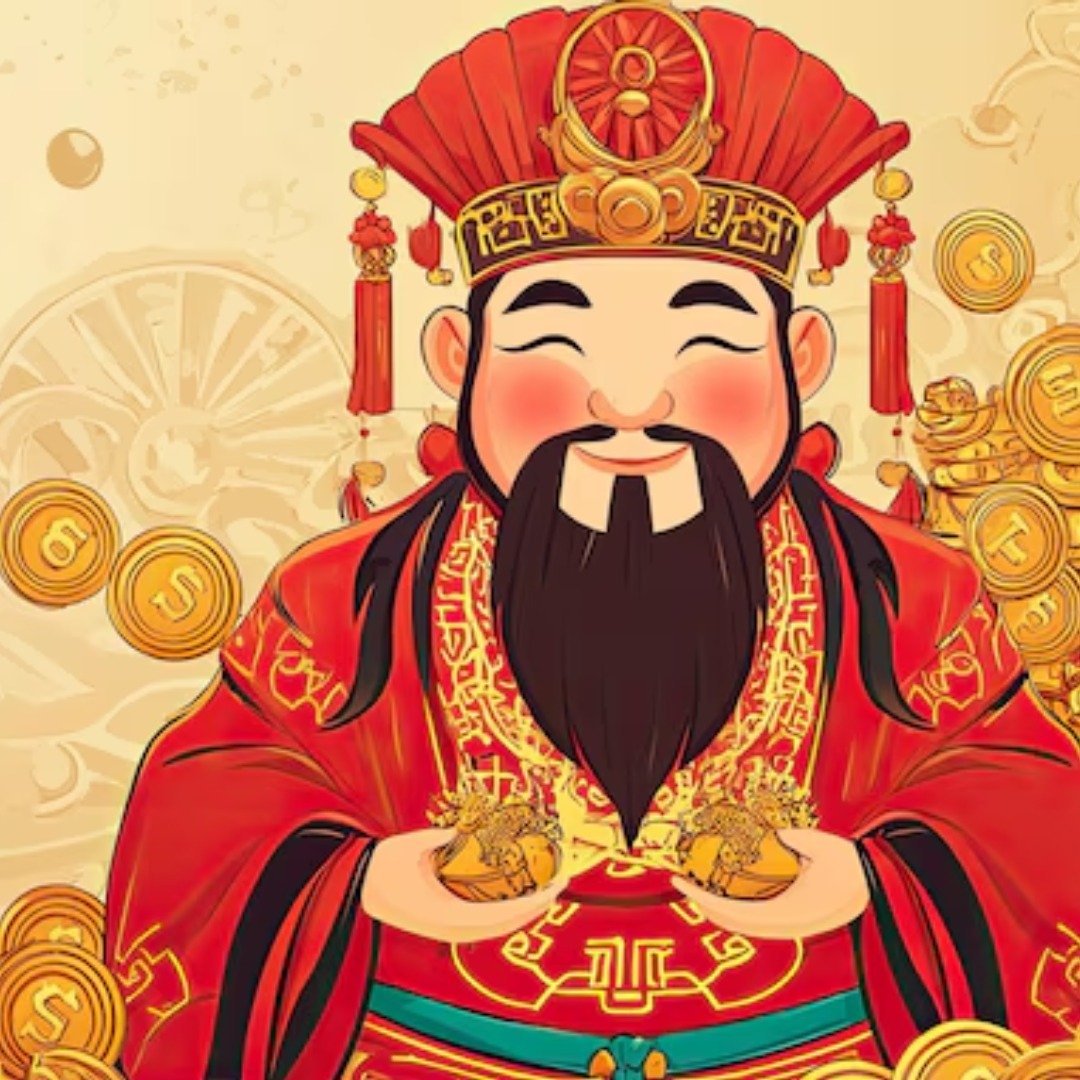 Cai Shen (财神) dios chino de la riqueza